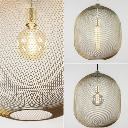 Straluma Hanglamp Moroc 50cm goud> Draadlampen|Light and Living