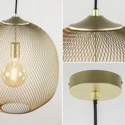 Straluma Hanglamp Moroc Light and Living goud></noscript> Draadlampen|Light and Living