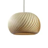 Straluma Hanglamp Nature 40cm hout naturel> Eettafellampen|Eetkamerverlichting