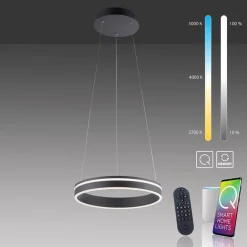 Straluma Hanglamp Q-Vito 40 zwart + afst.bed.CCT><noscript><img width=