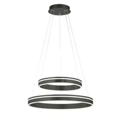 Straluma Hanglamp Q-Vito dubbel zwart + remote cct> Hanglampen|Smart lampen