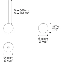 Straluma Hanglamp Random Solo Clear 18cm> Hanglampen|Videverlichting