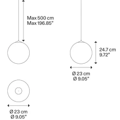 Straluma Hanglamp Random Solo 23cm smoke> Hanglampen|Videverlichting