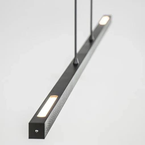 Straluma Hanglamp Real zwart up+down 2xpush dtw> Hanglampen|Eettafellampen