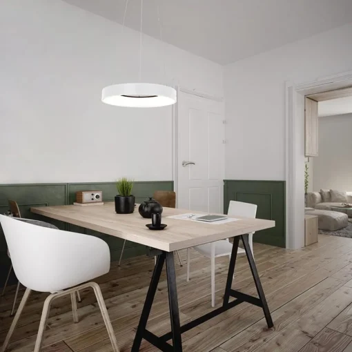 Straluma Hanglamp Ringlede wit 48cm> Hanglampen|Keukenverlichting
