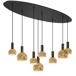 Straluma Hanglamp Segula 8L ovaal zwart> Eettafellampen|Kantoorverlichting