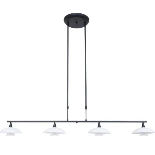 Straluma Hanglamp Sovereign 4l zwart met dimmer> Hanglampen|Eettafellampen