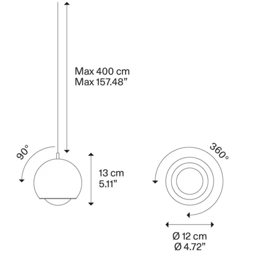 Straluma Hanglamp Spider champagne 12cm> Hanglampen|Videverlichting