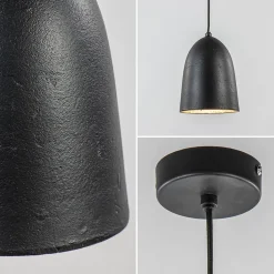 Straluma Hanglamp Sumera robuust metaal zwart/goud></noscript> Nachtkastlampen|Halverlichting