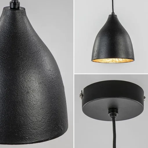 Straluma Hanglamp Sumero zwart/goud> Light and Living|Woonkamerlampen