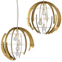 Straluma Hanglamp Terra 100cm goud></noscript> Eettafellampen|Videverlichting