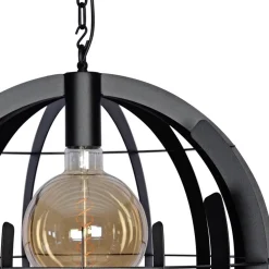 Straluma Hanglamp Terra 60cm zwart></noscript> Eettafellampen|Eetkamerverlichting