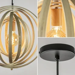 Straluma Hanglamp Woody 44 hout naturel><noscript><img width=