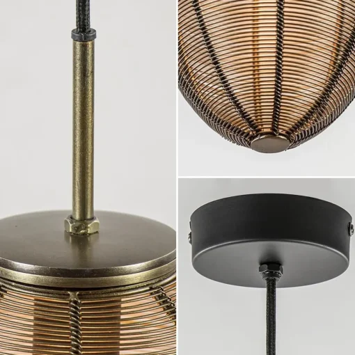 Straluma Hanglamp Yaelle 20cm brons> Draadlampen|Light and Living