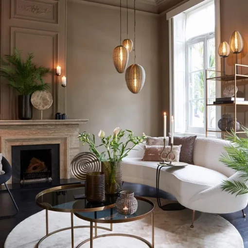 Straluma Hanglamp Yaelle 20cm brons> Draadlampen|Light and Living