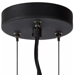 Straluma Hanglamp zwart + smoke glas 40cm></noscript> Eettafellampen|Eetkamerverlichting