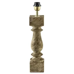 Straluma Houten lampvoet Cumani met bronzen fitting> Tafellampen|Lampenvoeten