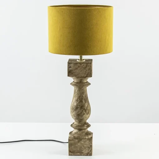 Straluma Houten lampvoet Cumani met bronzen fitting> Tafellampen|Lampenvoeten