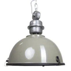 Straluma Industriele hanglamp olijf metaal Bikkel> Eettafellampen|Woonkamerlampen