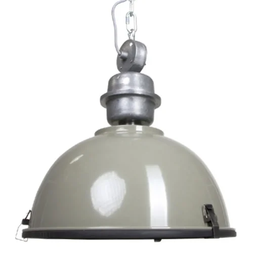 Straluma Industriele hanglamp olijf metaal Bikkel> Eettafellampen|Woonkamerlampen