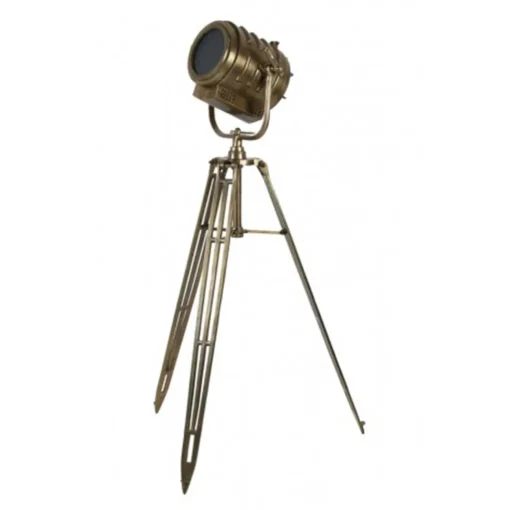 Straluma Industriele vloerlamp driepoot brons antiek> Driepoot lampen|Light and Living