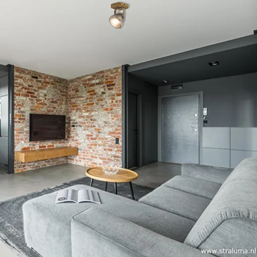 Straluma Industriele wand/plafondspot hout metaal> Opbouwspots|Woonkamerlampen