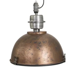 Straluma Industriële hanglamp bruin/brons tafel> Eettafellampen|Woonkamerlampen