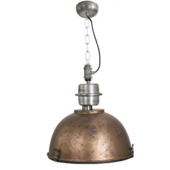 Straluma Industriële hanglamp bruin/brons tafel> Eettafellampen|Woonkamerlampen