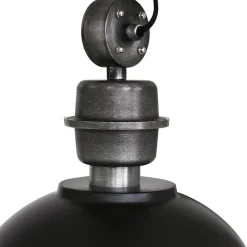 Straluma Industriële 3-lichts hanglamp bikkel mat zwart></noscript> Eettafellampen|Keukenverlichting
