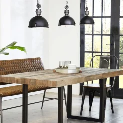 Straluma Industriële 3-lichts hanglamp bikkel mat zwart></noscript> Eettafellampen|Keukenverlichting