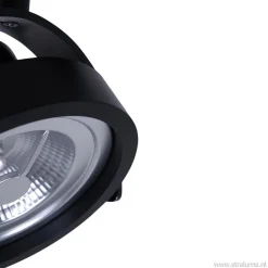 Straluma Industriële plafondspot zwart inclusief LED></noscript> Plafondlampen|Opbouwspots