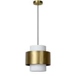 Straluma Klassieke hanglamp opaal glas met mat goud> Eetkamerverlichting|Hanglampen