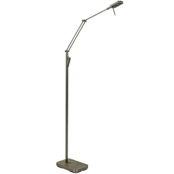 Straluma Klassieke leeslamp met dimbaar LED donker brons> Vloerlampen|Leeslampen