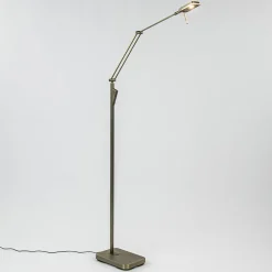 Straluma Klassieke leeslamp met dimbaar LED donker brons> Vloerlampen|Leeslampen
