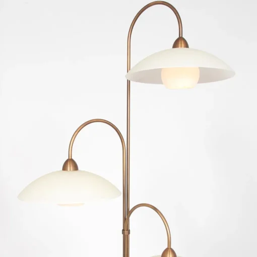 Straluma Klassieke 3-lichts vloerlamp brons inclusief LED> Vloerlampen|LED Vloerlampen