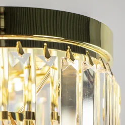 Straluma Klassieke plafondlamp goud met helder glas></noscript> Plafondlampen|Klassieke Verlichting