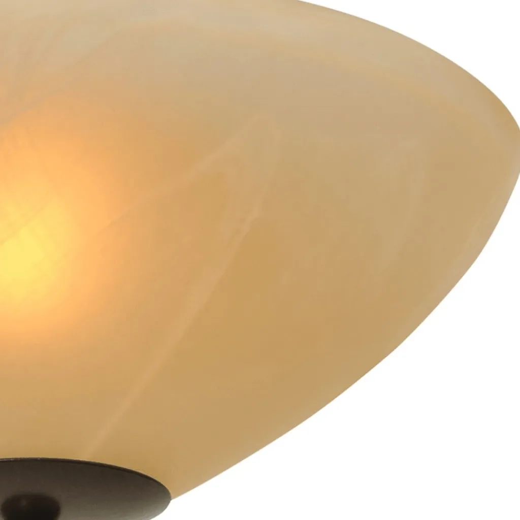 Straluma Klassieke plafonnière Bolzano bruin> Plafonnières|Woonkamerlampen