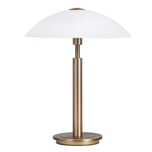 Straluma Klassieke tafellamp brons touchdimmer> Nachtkastlampen|Touch Lampen