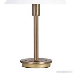 Straluma Klassieke tafellamp brons touchdimmer></noscript> Nachtkastlampen|Touch Lampen