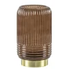 Straluma Klassieke tafellamp Lipa donker bruin op batterijen> Tafellampen|Light and Living