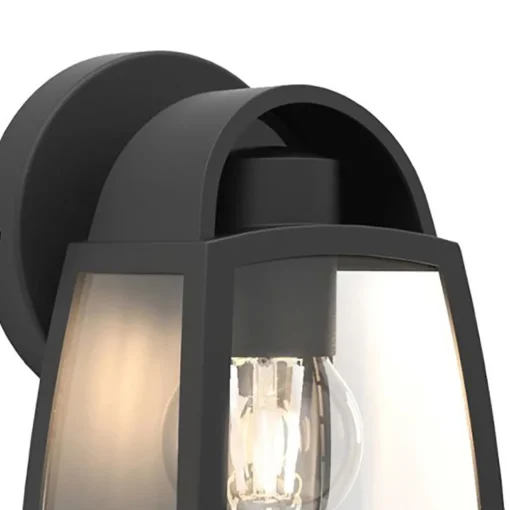 Straluma Kleine buitenlamp lantaarn wand mat zwart> Wandlampen|Buitenlampen