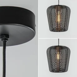 Straluma Kleine draad hanglamp Adeta mat zwart></noscript> Draadlampen|Light and Living