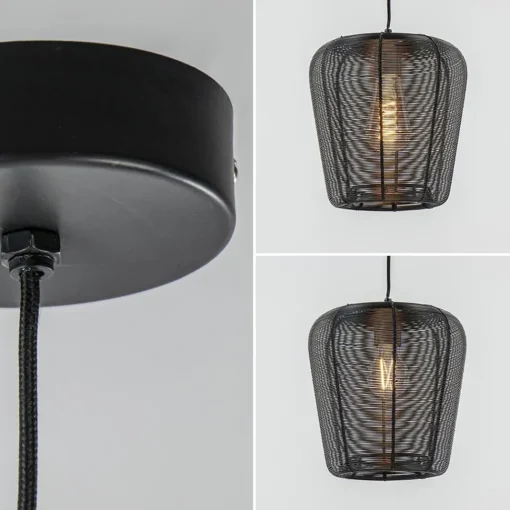 Straluma Kleine draad hanglamp Adeta mat zwart> Draadlampen|Light and Living