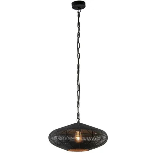 Straluma Kleine hanglamp Bahoto mat zwart L&L> Hanglampen|Eettafellampen