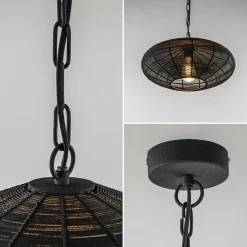 Straluma Kleine hanglamp Bahoto mat zwart L&L></noscript> Hanglampen|Eettafellampen