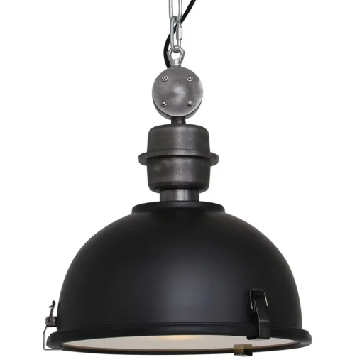 Straluma Kleine hanglamp Bikkel zwart industrieel> Keukenverlichting|Halverlichting