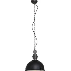 Straluma Kleine hanglamp Bikkel zwart industrieel> Keukenverlichting|Halverlichting