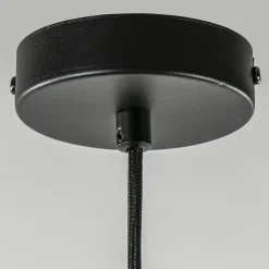 Straluma Kleine hanglamp rond mat zwart></noscript> Woonkamerlampen|Halverlichting