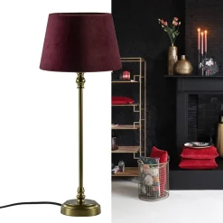 Straluma Kleine lampvoet Ramses antiek brons></noscript> Tafellampen|Lampenvoeten
