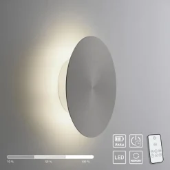 Straluma Kleine LED wandlamp op accu grijs> Wandlampen|LED Wandlampen